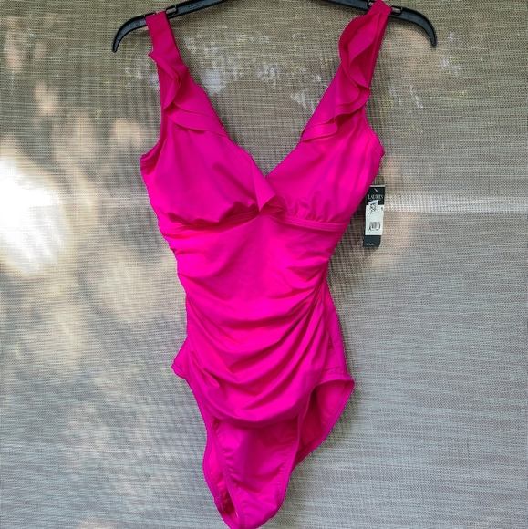 💜SOLD🌺 Ralph Lauren Orchid One Piece Swimsuit - Picture 2 of 4